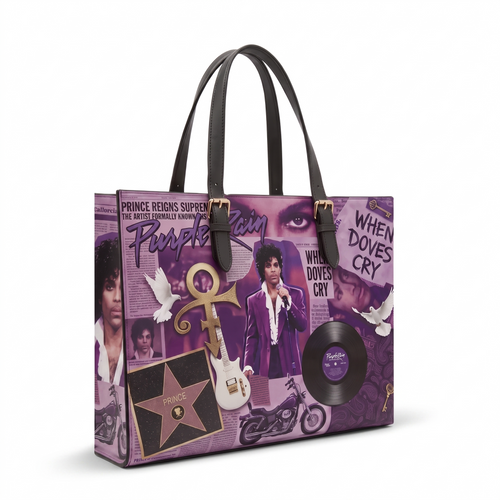 Handmade Prince Tribute Tote Bag